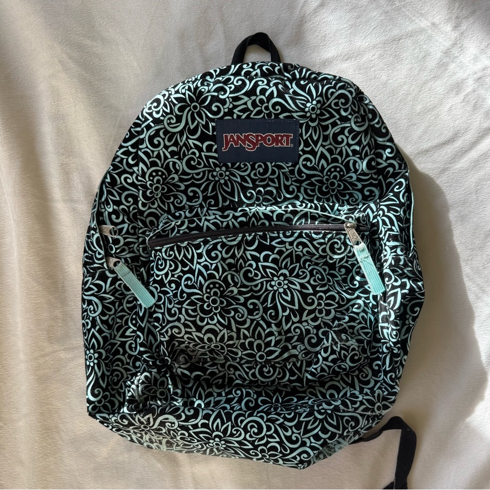 Girls jansport floral backpack